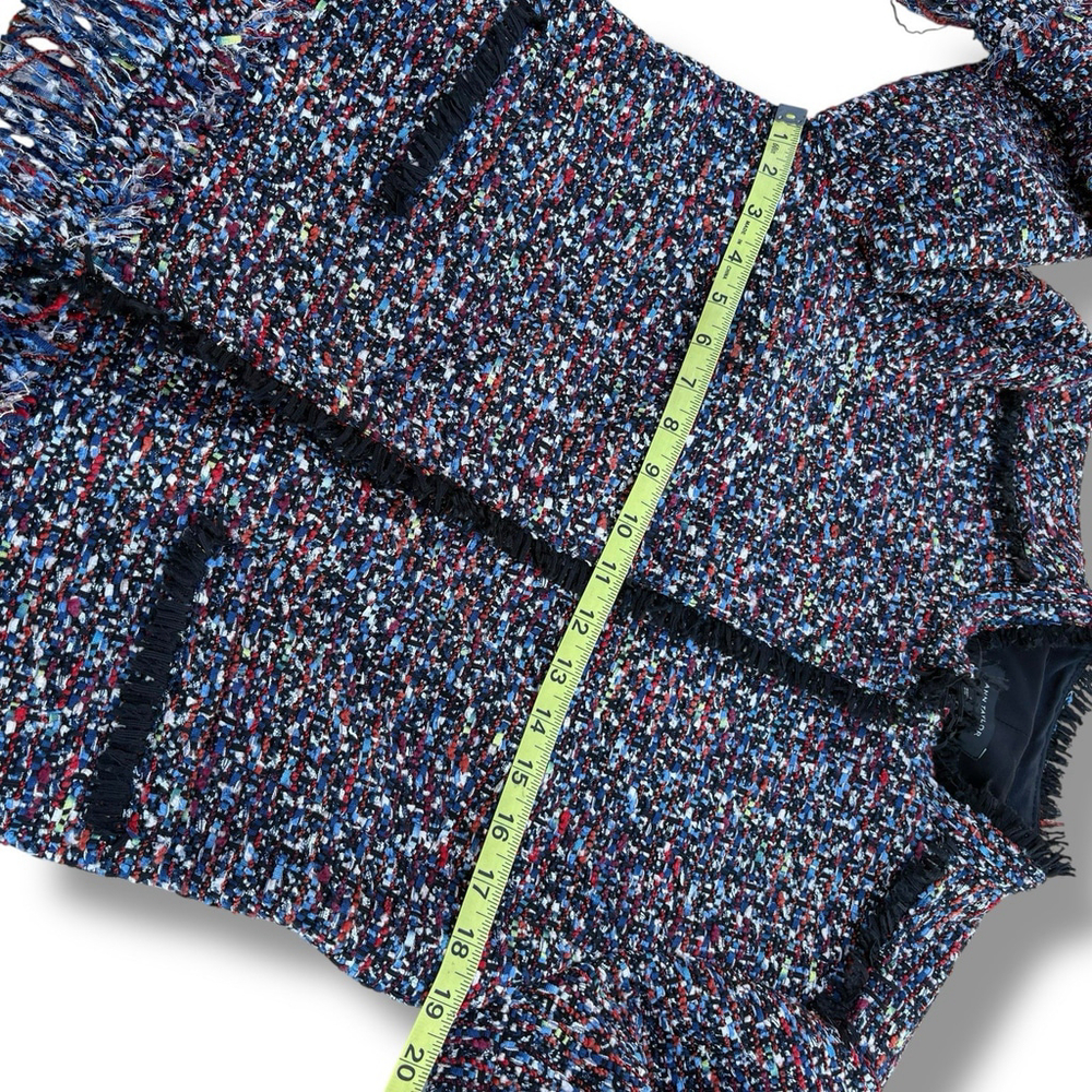 Women's Multicolor Tweed Jacket - Picture 9 of 11